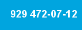 929 472-07-12 929 472-07-12